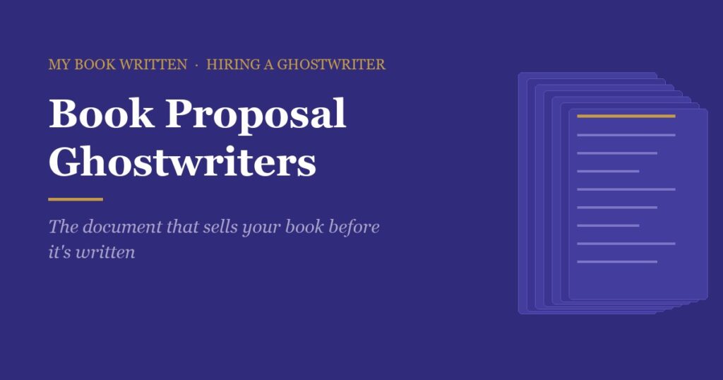 Book Proposal Ghostwriter: Costs, Contents & Timeline